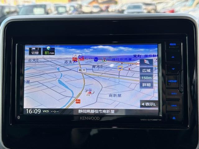 スペーシアギア ハイブリッドXZ ターボ 社外ナビ フルセグTV Bluetooth パドルシフト デュアルカメラブレーキサポート 純正AW 保証書 取扱説明書 レーダークルコン バックカメラ DVD シートヒーター 両側パワスラ LED(3枚目)