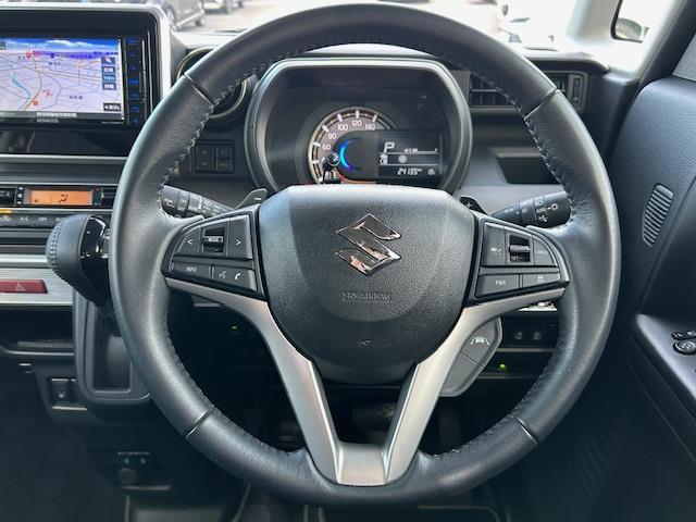 スペーシアギア ハイブリッドXZ ターボ 社外ナビ フルセグTV Bluetooth パドルシフト デュアルカメラブレーキサポート 純正AW 保証書 取扱説明書 レーダークルコン バックカメラ DVD シートヒーター 両側パワスラ LED(11枚目)