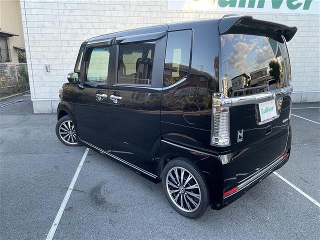 N-BOXカスタム G・ターボLパッケージ 社外ナビ フルセグTV Bluetooth接続 CTBA 両側パワスラ クルコン Bカメラ プッシュスタート スマートキー ベンチシート ハーフレザーシート HIDオートライト ビルトインETC(33枚目)