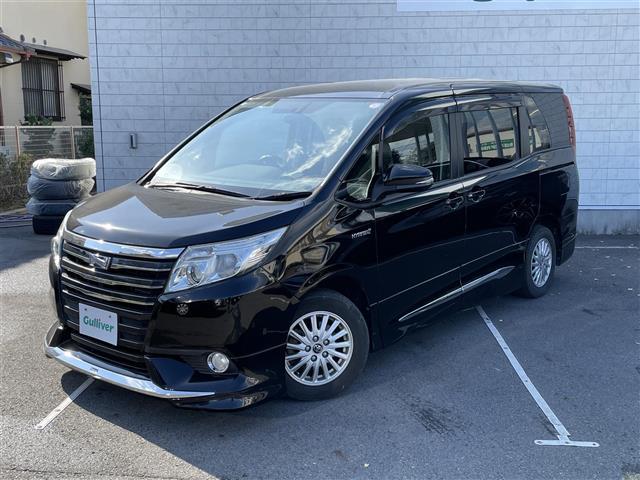 ノア ハイブリッドＸ　純正ナビ　フリップダウンモニター　フルセグＴＶ　Ｂｌｕｅｔｏｏｔｈ接続　ＤＶＤ再生　片側パワスラ　モデリスタエアロ　プッシュスタート　スマートキー　ＥＴＣ　ＬＥＤオートライト（41枚目）