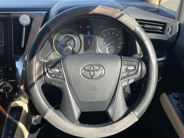 アルファードハイブリッド X 純正ナビ フルセグTV Bluetooth接続 DVD再生 トヨタセーフティーセンス プリクラッシュセーフティー 両側パワスラ 追従クルコン 全方位カメラ 電動P・オートブレーキホールド(4枚目)