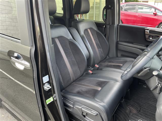 Ｎ－ＢＯＸカスタム Ｇ・Ｌターボホンダセンシング　Ｂｌｕｅｔｏｏｔｈ接続　ＤＶＤ再生　両側パワスラ　ホンダセンシング　衝突軽減システム　追従クルコン　プッシュスタート　スマートキー　スペアキー　Ｂカメラ　ハーフレザー　ベンチシート　ＬＥＤオートライト（24枚目）