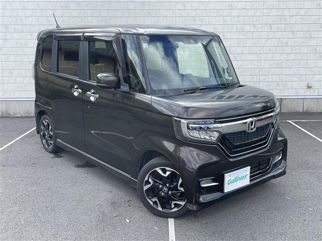 Ｎ－ＢＯＸカスタム Ｇ・Ｌターボホンダセンシング　Ｂｌｕｅｔｏｏｔｈ接続　ＤＶＤ再生　両側パワスラ　ホンダセンシング　衝突軽減システム　追従クルコン　プッシュスタート　スマートキー　スペアキー　Ｂカメラ　ハーフレザー　ベンチシート　ＬＥＤオートライト（35枚目）