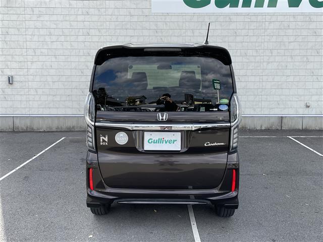Ｎ－ＢＯＸカスタム Ｇ・Ｌターボホンダセンシング　Ｂｌｕｅｔｏｏｔｈ接続　ＤＶＤ再生　両側パワスラ　ホンダセンシング　衝突軽減システム　追従クルコン　プッシュスタート　スマートキー　スペアキー　Ｂカメラ　ハーフレザー　ベンチシート　ＬＥＤオートライト（38枚目）