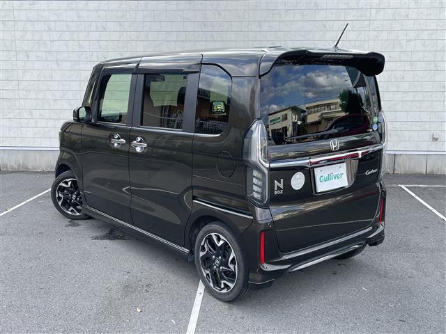 Ｎ－ＢＯＸカスタム Ｇ・Ｌターボホンダセンシング　Ｂｌｕｅｔｏｏｔｈ接続　ＤＶＤ再生　両側パワスラ　ホンダセンシング　衝突軽減システム　追従クルコン　プッシュスタート　スマートキー　スペアキー　Ｂカメラ　ハーフレザー　ベンチシート　ＬＥＤオートライト（39枚目）