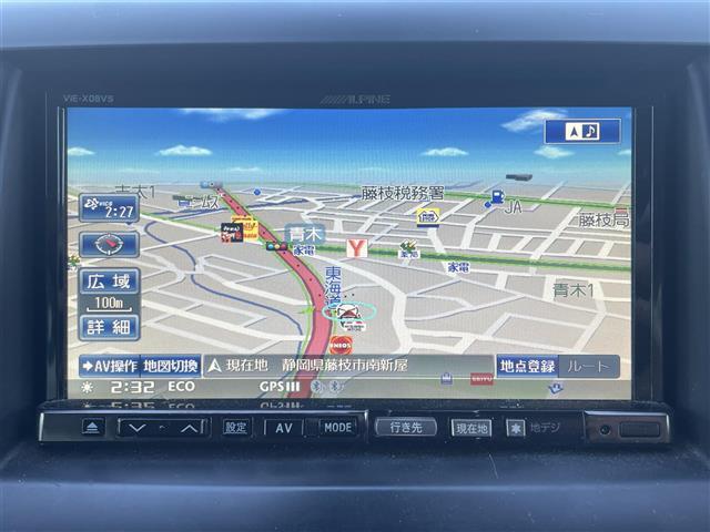 ビアンテ 20S 社外ナビ 後席モニター フルセグTV Bluetooth接続 DVD再生 USB入力端子 両側パワスラ スマートキー スペアキー Bカメラ ビルトインETC HIDオートライト 純正16インチホイール(11枚目)