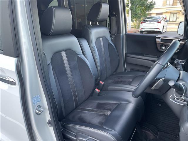 Ｎ－ＢＯＸカスタム Ｇ・Ｌターボホンダセンシング　社外８型ナビＴＶ　Ｂカメラ　両側パワスラ　レーダークルーズコントロール　ハーフレザーシート　純正１５インチＡＷ　スマートキー　プッシュスタート　スペアキー×１　純正フロアマット　衝突被害軽減ブレーキ（24枚目）