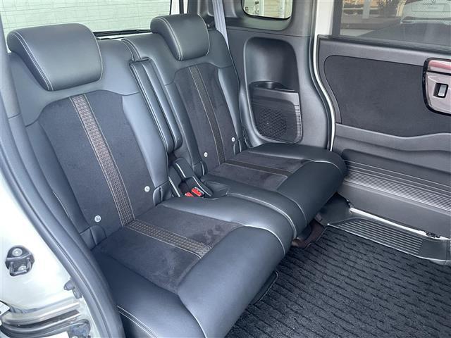 Ｎ－ＢＯＸカスタム Ｇ・Ｌターボホンダセンシング　社外８型ナビＴＶ　Ｂカメラ　両側パワスラ　レーダークルーズコントロール　ハーフレザーシート　純正１５インチＡＷ　スマートキー　プッシュスタート　スペアキー×１　純正フロアマット　衝突被害軽減ブレーキ（26枚目）