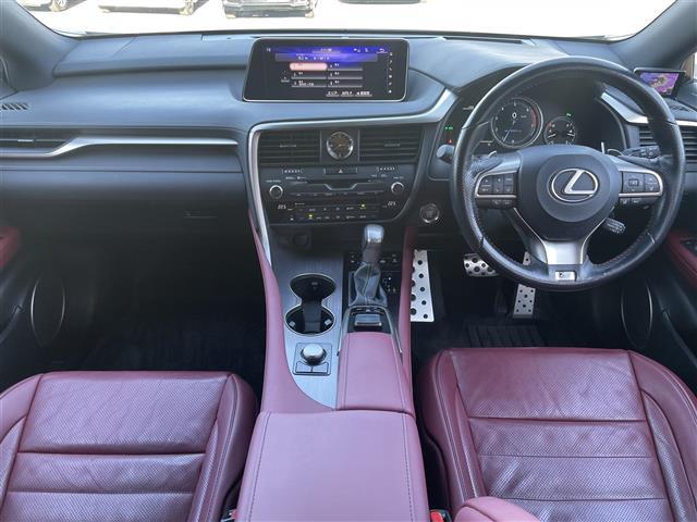 ＲＸ ＲＸ２００ｔ　Ｆスポーツ　純正ナビ　フルセグＴＶ　Ｂｌｕｅｔｏｏｔｈ接続　ＤＶＤ再生　ＢＳＭ　ＨＵＤ　プリクラッシュセーフティ　追従クルコン　全方位カメラ　前席パワーシート　全席シートヒーター　前席エアシート　ＬＥＤオートライ（2枚目）