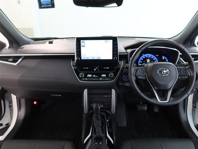 カローラクロス ハイブリッド　Ｚ　１年間走行無制限保証　ペダル踏み間違い　衝突回避被害軽減　車線逸脱警報機能　メモリナビ　バックカメラ　パノラミックモニタ　ドライブレコーダー　ＥＴＣ　電源コンセント　クルーズコントロール（7枚目）