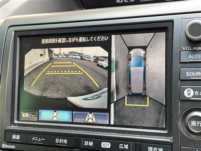 ステップワゴン Li 禁煙車 AM/FM/CD/DVD 純正ナビ BT/TV ACC 両側パワースライド アラウンドビュー フリップダウン ビルトインETC 純正フロアマット 社外アルミホイール 3列シート スマートキー(4枚目)