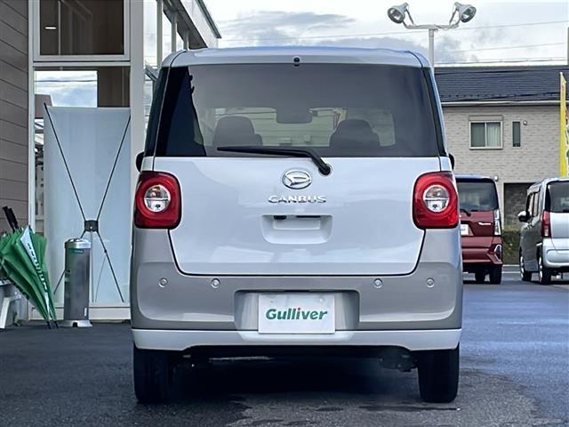 ムーヴキャンバス ストライプスＧ　禁煙車　純正ナビ　３６０°カメラ　衝突軽減ブレーキ　シートヒーター　両側パワースライドドア　ホットカップホルダー　フルセグＴＶ　アイドリングストップ　ＥＴＣ　サイドエアバッグ　純正マット　盗難防止（19枚目）