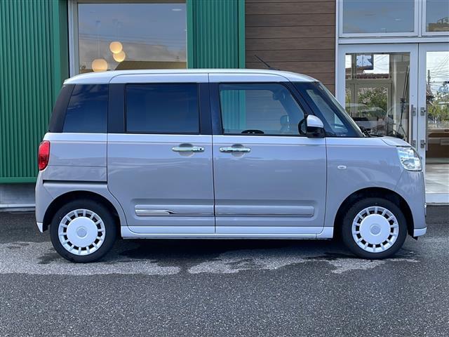 ムーヴキャンバス ストライプスＧ　禁煙車　純正ナビ　３６０°カメラ　衝突軽減ブレーキ　シートヒーター　両側パワースライドドア　ホットカップホルダー　フルセグＴＶ　アイドリングストップ　ＥＴＣ　サイドエアバッグ　純正マット　盗難防止（41枚目）