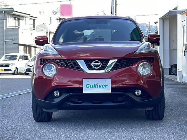 ジューク 15RX Vセレクション 禁煙車 純正ナビ Bluetooth 衝突軽減ブレーキ レーンキープアシスト アイドリングストップ ETC ドライブレコーダー バックカメラ 純正アルミホイール 純正マット バックカメラ オートライト(17枚目)