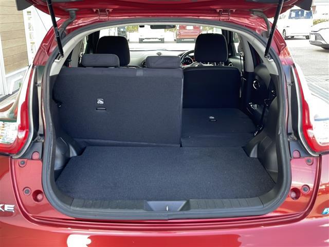 ジューク 15RX Vセレクション 禁煙車 純正ナビ Bluetooth 衝突軽減ブレーキ レーンキープアシスト アイドリングストップ ETC ドライブレコーダー バックカメラ 純正アルミホイール 純正マット バックカメラ オートライト(37枚目)