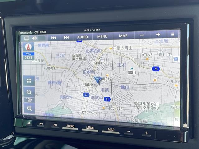 ワゴンＲスマイル ハイブリッドＳ　禁煙車　フルセグナビ　両側パワースライドドア　レーンキープアシスト　衝突軽減ブレーキ　クリアランスソナー　シートヒーター　アイドリングストップ　カーテンエアバッグ　ワンオーナー　後方コーナーセンサー（3枚目）