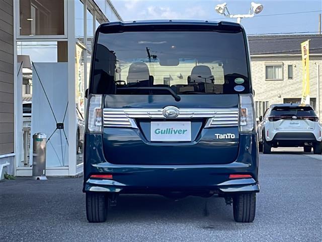 タント カスタムＲＳ　トップエディションＶＳ　ＳＡＩＩＩ　禁煙車　純正フルセグナビ　４ＷＤ　両側パワースライドドア　アラウンドビュー　衝突軽減ブレーキ　レーンキープアシスト　シートヒーター　ＥＴＣ　バックカメラ　ハーフレザー　純正アルミホイール　スマートキー（19枚目）