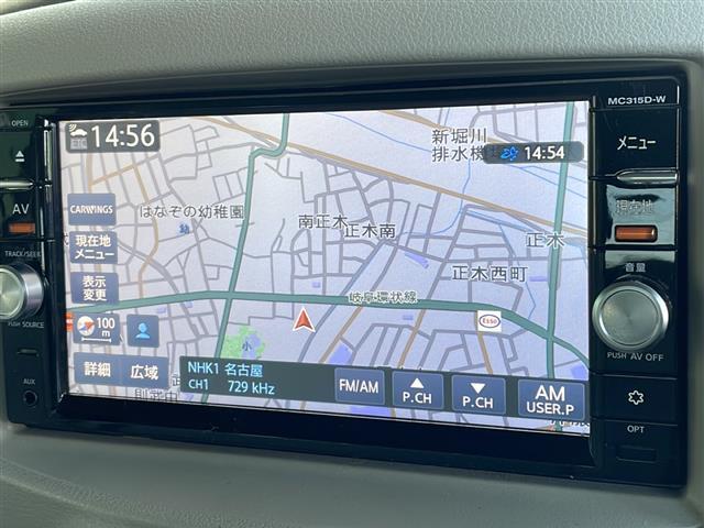 キューブ 15X Vセレクション 禁煙車 純正ナビ フルセグTV バックカメラ ビルトインETC ドライブレコーダー 社外アルミホイール 純正マット アイドリングストップ プッシュスタート フォグライト オートエアコン スマートキー(3枚目)