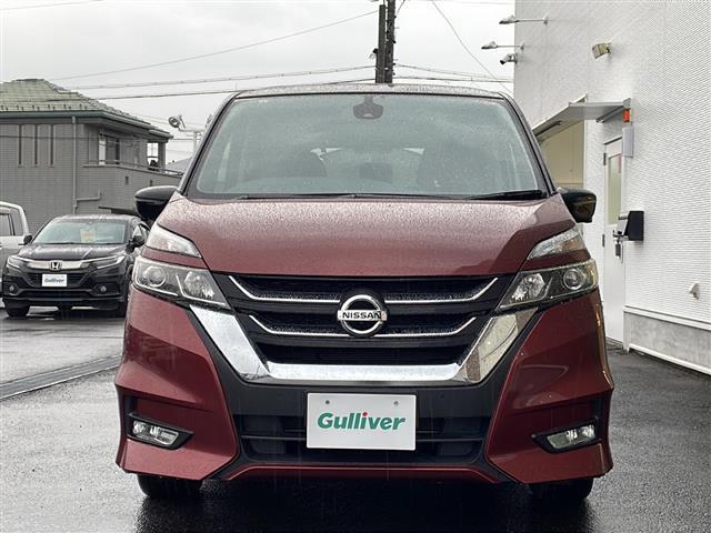 セレナ ハイウェイスターＶセレクションＩＩ　禁煙車　純正ナビ　アラウンドビューモニター　純正フリップダウンモニター　両側パワースライドドア　エマージェンシーブレーキ　クルーズコントロール　オートライト　ＬＥＤヘッドライト　フォグ　インテリキー（17枚目）