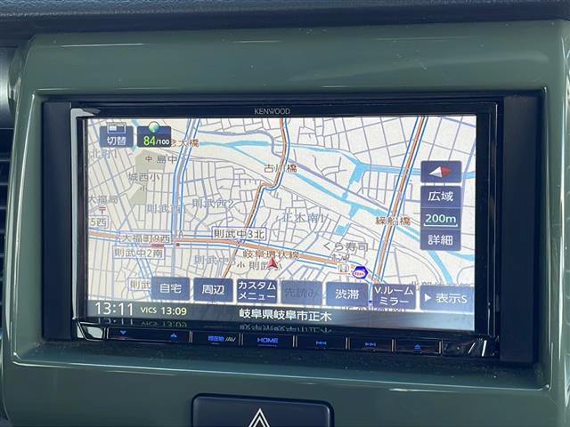 ハスラー Ｇ　禁煙車　社外ナビ　バックカメラ　衝突軽減ブレーキ　ドラレコ　ＬＫＡ　オートライト　ＥＴＣ　プッシュスタート　オートエアコン　ステアリングスイッチ　アイドリングストップ　スマートキー　プッシュスタート（3枚目）