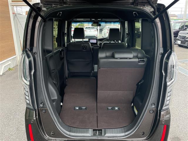 Ｎ－ＢＯＸカスタム Ｇ・Ｌターボホンダセンシング　禁煙車　純正ナビ　両側パワースライドドア　ホンダセンシング　アダプティブクルーズコントロール　衝突被害軽減ブレーキ　誤発信抑制機能　路外逸脱抑制機能　横滑り防止装置　車線維持支援システム　パドルシフト（38枚目）