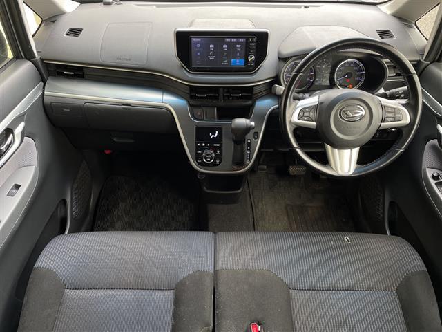 ムーヴ カスタム　ＲＳ　ＳＡ　純正ナビ　フルセグＴＶ　ＦＭ／ＡＭ／ＴＶ／ＢＴ／ＣＤ／ＤＶＤ　衝突軽減ブレーキ　後方コーナーセンサー　横滑り防止　アイドリングストップ　社外アルミホイール　プッシュスタート　オートライト　スマートキー（2枚目）