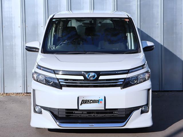 ヴォクシー ハイブリッドV 1オーナー モデリスタエアロ 9インチナビ TVキャンセラー 後席モニター Bluetooth LEDヘッドライト レーダー ドラレコ シートヒーター クルコン 片側電動スライド ETC バックカメラ(9枚目)