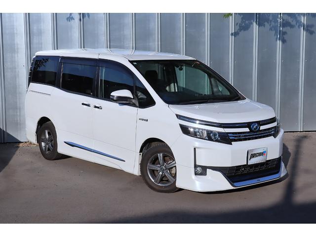 ヴォクシー ハイブリッドV 1オーナー モデリスタエアロ 9インチナビ TVキャンセラー 後席モニター Bluetooth LEDヘッドライト レーダー ドラレコ シートヒーター クルコン 片側電動スライド ETC バックカメラ(29枚目)