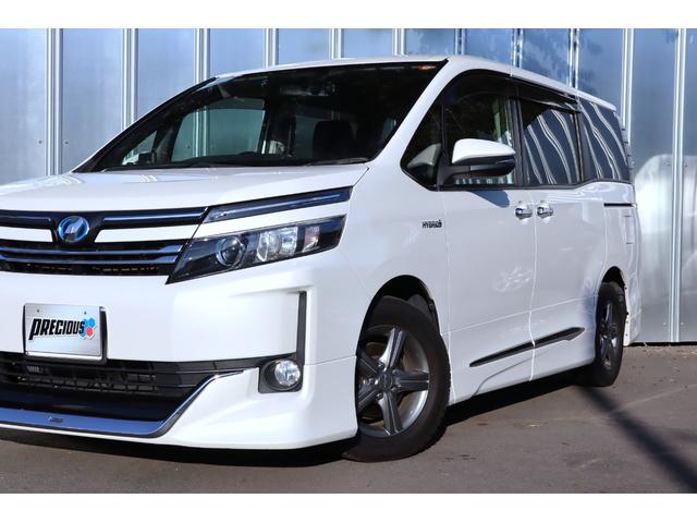 ヴォクシー ハイブリッドV 1オーナー モデリスタエアロ 9インチナビ TVキャンセラー 後席モニター Bluetooth LEDヘッドライト レーダー ドラレコ シートヒーター クルコン 片側電動スライド ETC バックカメラ(50枚目)