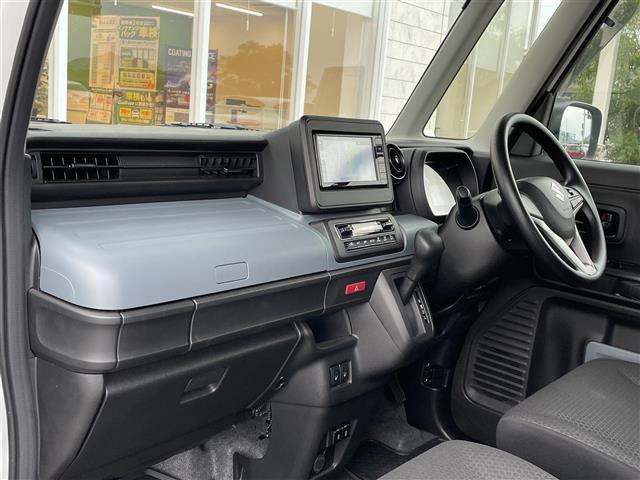 スペーシアベース ＸＦ　純正ナビ　バックカメラ　片側パワースライドドア　レーダークルーズコントロール　コーナーセンサー　シートヒーター　レーンキープアシスト　衝突軽減ブレーキ　横滑り防止　電格ミラー　社外ホイール　スマートキ（17枚目）