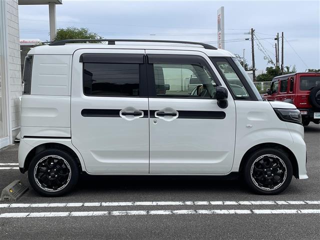 スペーシアベース ＸＦ　純正ナビ　バックカメラ　片側パワースライドドア　レーダークルーズコントロール　コーナーセンサー　シートヒーター　レーンキープアシスト　衝突軽減ブレーキ　横滑り防止　電格ミラー　社外ホイール　スマートキ（29枚目）