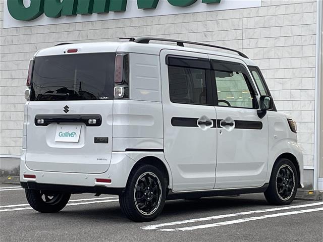 スペーシアベース ＸＦ　純正ナビ　バックカメラ　片側パワースライドドア　レーダークルーズコントロール　コーナーセンサー　シートヒーター　レーンキープアシスト　衝突軽減ブレーキ　横滑り防止　電格ミラー　社外ホイール　スマートキ（30枚目）