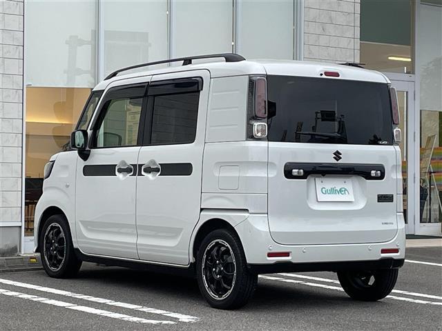 スペーシアベース ＸＦ　純正ナビ　バックカメラ　片側パワースライドドア　レーダークルーズコントロール　コーナーセンサー　シートヒーター　レーンキープアシスト　衝突軽減ブレーキ　横滑り防止　電格ミラー　社外ホイール　スマートキ（32枚目）