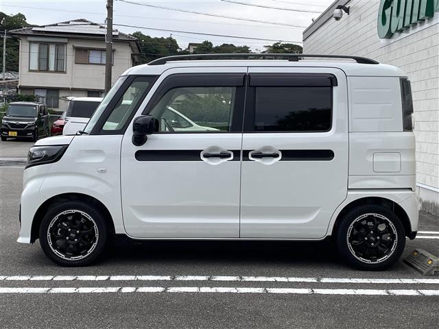 スペーシアベース ＸＦ　純正ナビ　バックカメラ　片側パワースライドドア　レーダークルーズコントロール　コーナーセンサー　シートヒーター　レーンキープアシスト　衝突軽減ブレーキ　横滑り防止　電格ミラー　社外ホイール　スマートキ（33枚目）