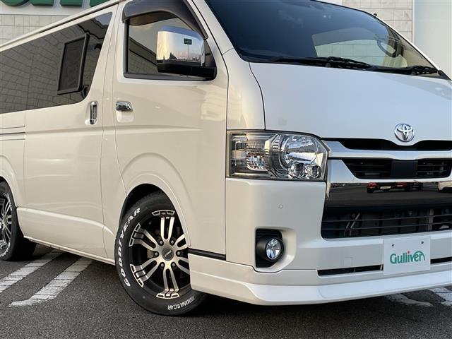 ハイエースバン スーパーGL ダーク プライムII 純正ナビ Bluetooth DVD CD フルセグTV パノラミックビューモニター 前後ドライブレコーダー デジタルインナーミラー 衝突軽減ブレーキ オートハイビーム プッシュスタート スマートキー(8枚目)