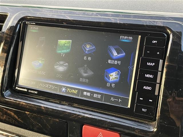 ハイエースバン スーパーGL ダーク プライムII 純正ナビ Bluetooth DVD CD フルセグTV パノラミックビューモニター 前後ドライブレコーダー デジタルインナーミラー 衝突軽減ブレーキ オートハイビーム プッシュスタート スマートキー(14枚目)