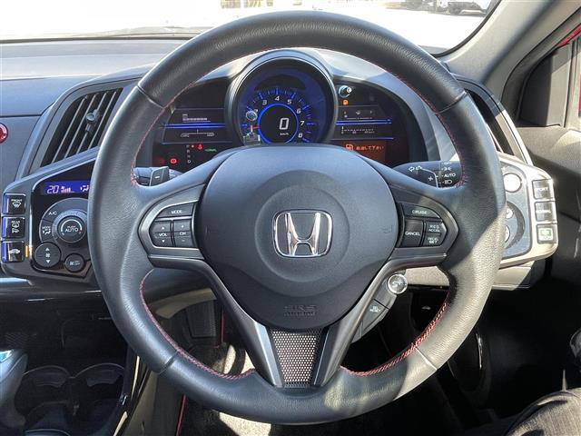 CR-Z αマスターレーベル 純正ナビ Bluetooth フルセグTV CD DVD AM FM クルーズコントロール パドルシフト ハーフレザー スマートキー ETC ステアリングリモコン 純正フロアマット ドアバイザー(6枚目)
