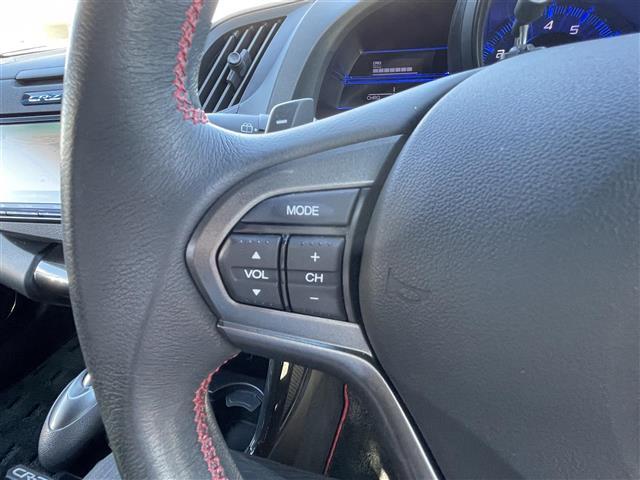 CR-Z αマスターレーベル 純正ナビ Bluetooth フルセグTV CD DVD AM FM クルーズコントロール パドルシフト ハーフレザー スマートキー ETC ステアリングリモコン 純正フロアマット ドアバイザー(7枚目)