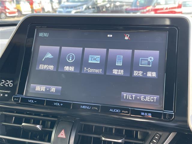C-HR G モード ネロ 純正SDナビ(CD/DVD/AM/FM/BT) フルセグTV バックカカメラ ステアリングスイッチ クルーズコントロール D席/N席シートヒーター クリアランスソナー ハーフレザーシート(12枚目)
