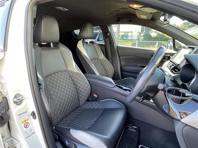 C-HR G モード ネロ 純正SDナビ(CD/DVD/AM/FM/BT) フルセグTV バックカカメラ ステアリングスイッチ クルーズコントロール D席/N席シートヒーター クリアランスソナー ハーフレザーシート(18枚目)