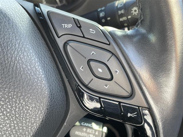 C-HR G モード ネロ 純正SDナビ(CD/DVD/AM/FM/BT) フルセグTV バックカカメラ ステアリングスイッチ クルーズコントロール D席/N席シートヒーター クリアランスソナー ハーフレザーシート(30枚目)