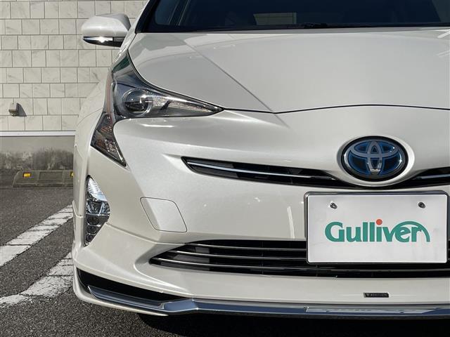 プリウス Sツーリングセレクション 純正ナビ Bluetooth DVD CD フルセグTV バックカメラ 衝突軽減ブレーキ レーダークルーズコントロール D/N席シートヒーター モデリスタエアロ WORK18インチアルミホイール(11枚目)