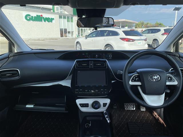 プリウス Sツーリングセレクション 純正ナビ Bluetooth DVD CD フルセグTV バックカメラ 衝突軽減ブレーキ レーダークルーズコントロール D/N席シートヒーター モデリスタエアロ WORK18インチアルミホイール(18枚目)