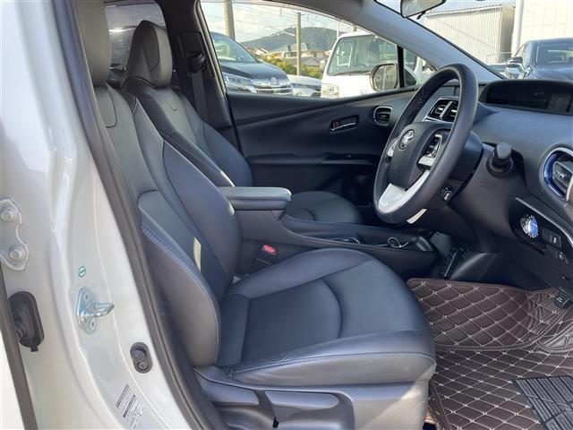 プリウス Sツーリングセレクション 純正ナビ Bluetooth DVD CD フルセグTV バックカメラ 衝突軽減ブレーキ レーダークルーズコントロール D/N席シートヒーター モデリスタエアロ WORK18インチアルミホイール(35枚目)