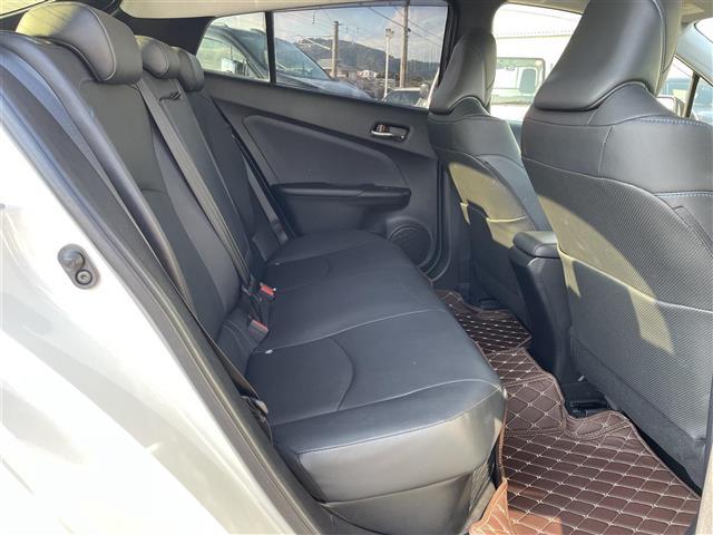 プリウス Sツーリングセレクション 純正ナビ Bluetooth DVD CD フルセグTV バックカメラ 衝突軽減ブレーキ レーダークルーズコントロール D/N席シートヒーター モデリスタエアロ WORK18インチアルミホイール(37枚目)