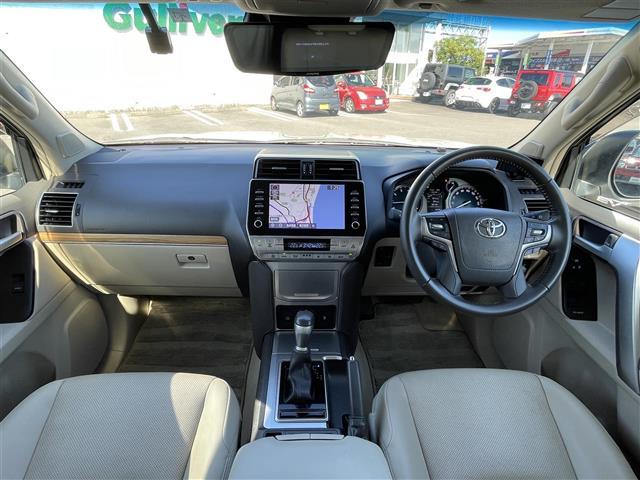 ランドクルーザープラド TX Lパッケージ マットブラックエディション 純正ディスプレイオーディオ Bluetooth HDMI AM FM パワーシート シートヒーター ベンチレーション 衝突軽減ブレーキ オートハイビーム LEDヘッドライト レザーシート ETC2.0(42枚目)