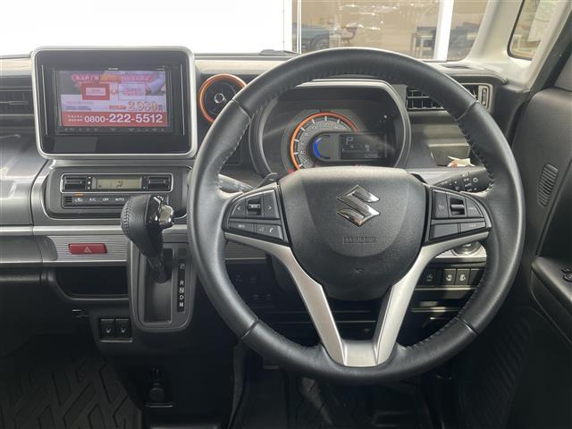 スペーシアギア ハイブリッドＸＺ　ターボ　社外ＳＤナビゲーションＡＶＮ－Ｖ０１　ＡＭ　ＦＭ　ＣＤ　ＤＶＤ　ＴＶ　衝突軽減ブレーキ　両側パワーバックドア　クルーズコントロール　パドルシフト　スマートキー　プッシュスタート　シートヒーター（3枚目）