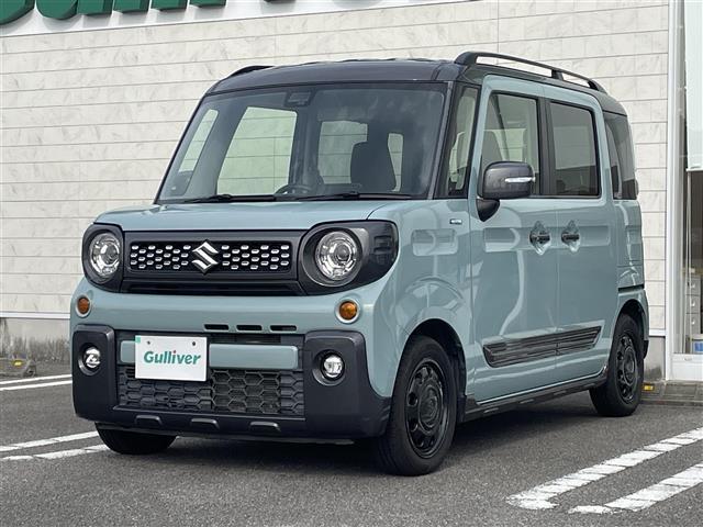 スペーシアギア ハイブリッドＸＺ　ターボ　社外ＳＤナビゲーションＡＶＮ－Ｖ０１　ＡＭ　ＦＭ　ＣＤ　ＤＶＤ　ＴＶ　衝突軽減ブレーキ　両側パワーバックドア　クルーズコントロール　パドルシフト　スマートキー　プッシュスタート　シートヒーター（33枚目）