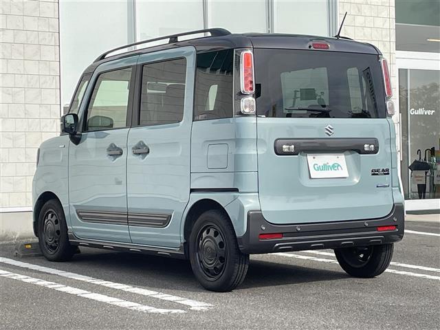 スペーシアギア ハイブリッドＸＺ　ターボ　社外ＳＤナビゲーションＡＶＮ－Ｖ０１　ＡＭ　ＦＭ　ＣＤ　ＤＶＤ　ＴＶ　衝突軽減ブレーキ　両側パワーバックドア　クルーズコントロール　パドルシフト　スマートキー　プッシュスタート　シートヒーター（43枚目）