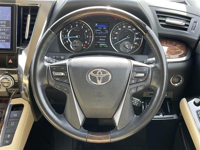 アルファード G サイドリフトアップ 純正SDナビCD/DVD/AM/FM/BT) フルセグTV TVキャンセラー バックカメラ 純正フリップダウンモニタ 両側パワースライドドア デジタルインナーミラー レーダークルーズ(12枚目)